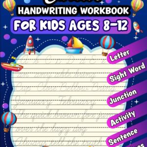 cursive handwriting workbook for kids ages 8 12
