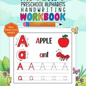 my first preschool alphabets handwriting workbook